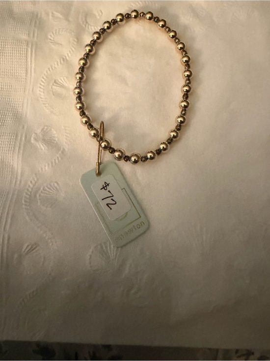enewton Jewelry - Enewton classic Mxm grateful 5mm Gold Beaded Stretch Bracelet NWT